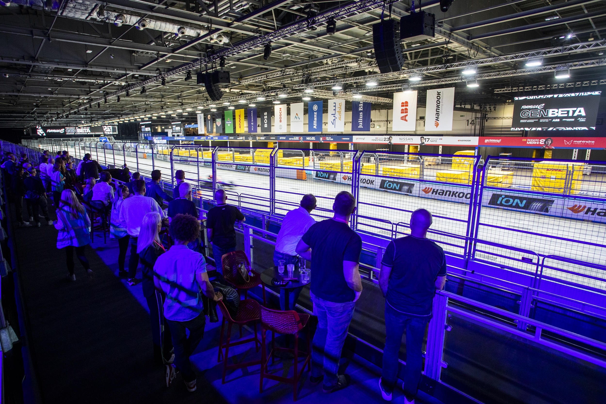 Formula E race car smashes world record at ExCeL London exposure